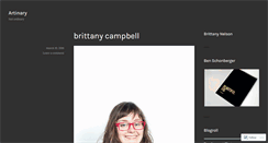 Desktop Screenshot of brittanyanncampbell.wordpress.com