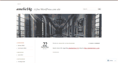 Desktop Screenshot of amelie14g.wordpress.com