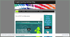 Desktop Screenshot of englishteachingtraining.wordpress.com