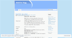 Desktop Screenshot of mobiledigg.wordpress.com