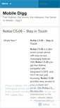 Mobile Screenshot of mobiledigg.wordpress.com