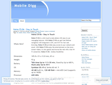 Tablet Screenshot of mobiledigg.wordpress.com