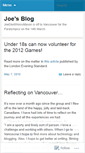 Mobile Screenshot of joedontworrymason.wordpress.com