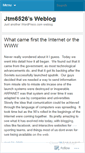 Mobile Screenshot of jtm6526.wordpress.com