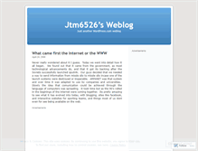 Tablet Screenshot of jtm6526.wordpress.com