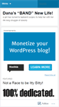 Mobile Screenshot of danasbandnewlife.wordpress.com