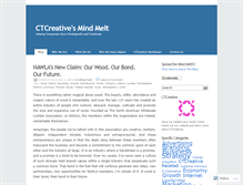 Tablet Screenshot of ctcreative.wordpress.com