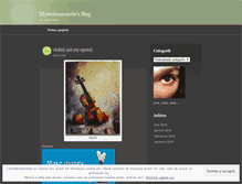 Tablet Screenshot of mysteriousone66.wordpress.com