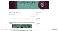 Desktop Screenshot of mamassparetime.wordpress.com