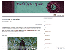 Tablet Screenshot of mamassparetime.wordpress.com