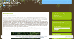 Desktop Screenshot of givingisliving.wordpress.com