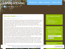 Tablet Screenshot of givingisliving.wordpress.com