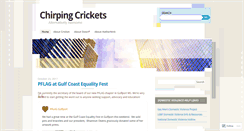 Desktop Screenshot of chirpingcricketsblog.wordpress.com