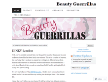 Tablet Screenshot of beautyguerrillas.wordpress.com