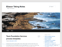 Tablet Screenshot of eliassn.wordpress.com