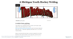 Desktop Screenshot of hockeyscribe.wordpress.com