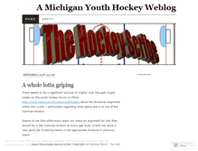 Tablet Screenshot of hockeyscribe.wordpress.com