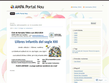 Tablet Screenshot of ampaportalnou.wordpress.com