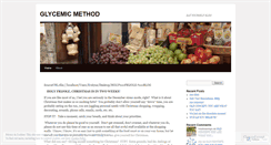 Desktop Screenshot of glycemicmethod.wordpress.com