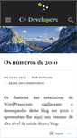 Mobile Screenshot of csharpdevelopers.wordpress.com
