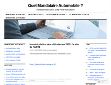 Tablet Screenshot of mandataire.wordpress.com