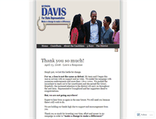 Tablet Screenshot of davisforstaterep.wordpress.com