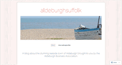 Desktop Screenshot of aldeburghsuffolk.wordpress.com