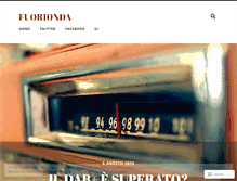 Tablet Screenshot of fuorionda.wordpress.com