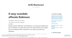 Desktop Screenshot of grillimantovani.wordpress.com