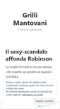 Mobile Screenshot of grillimantovani.wordpress.com