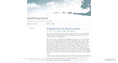 Desktop Screenshot of healthtimecrunch.wordpress.com