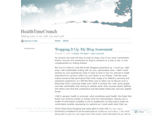 Tablet Screenshot of healthtimecrunch.wordpress.com