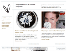 Tablet Screenshot of powdercompacts.wordpress.com