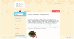 Desktop Screenshot of giftsflower.wordpress.com