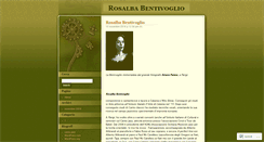 Desktop Screenshot of bentivoglio.wordpress.com