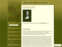 Tablet Screenshot of bentivoglio.wordpress.com