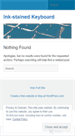 Mobile Screenshot of inkstainedkeyboard.wordpress.com
