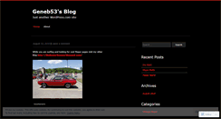 Desktop Screenshot of geneb53.wordpress.com