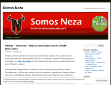 Tablet Screenshot of nezafc.wordpress.com