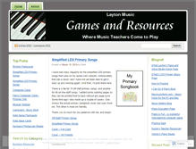 Tablet Screenshot of laytonmusic.wordpress.com