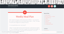 Desktop Screenshot of downhomedieting.wordpress.com