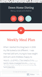 Mobile Screenshot of downhomedieting.wordpress.com