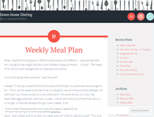 Tablet Screenshot of downhomedieting.wordpress.com