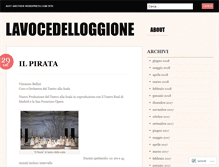 Tablet Screenshot of lavocedelloggione.wordpress.com