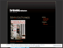Tablet Screenshot of fordewind.wordpress.com