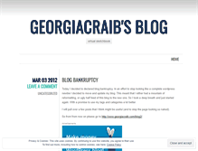 Tablet Screenshot of georgiacraib.wordpress.com