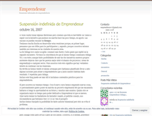 Tablet Screenshot of emprendesur.wordpress.com