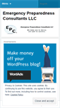 Mobile Screenshot of emergencypreparednessconsultants.wordpress.com