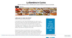 Desktop Screenshot of labambinaincucina.wordpress.com