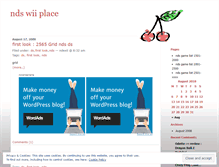 Tablet Screenshot of ndswii.wordpress.com